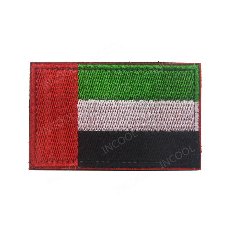 Home Decor Uae - アラブ首長国連邦の旗が刺繍されたパッチ,衣類用の布製パッチ,バックパックのアップリケ