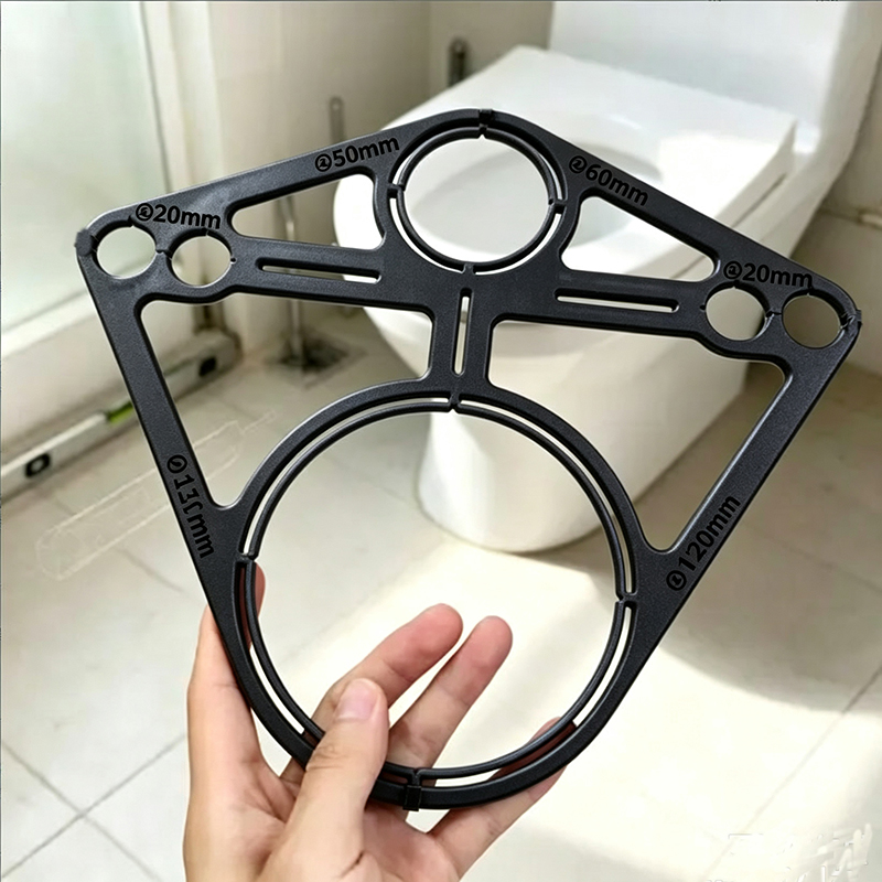 Home Decor Locations - トイレ設置用位置決めテンプレート、配管配置用ガイド、内装用具、DIY用工具