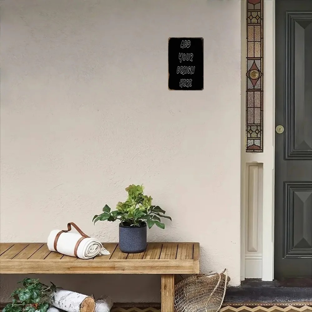 CIFbuy 8x12インチのカスタムブリキ看板。写真や文字 - Home Decor Logo のレビューと価格