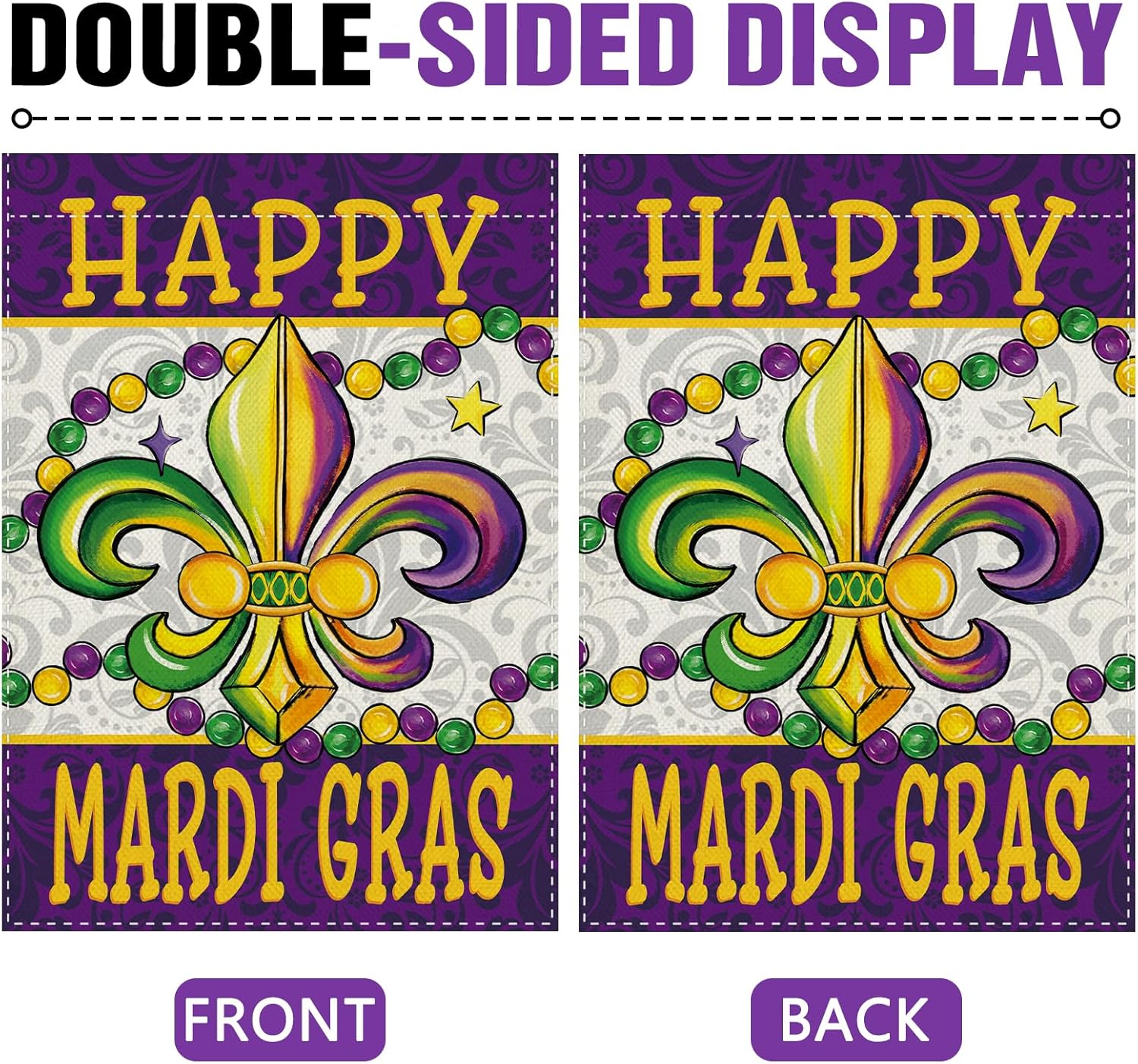 Dyrenson ハッピーマルディグラ フルール・ド・リス装 - Home Decor New Orleans のレビューと価格