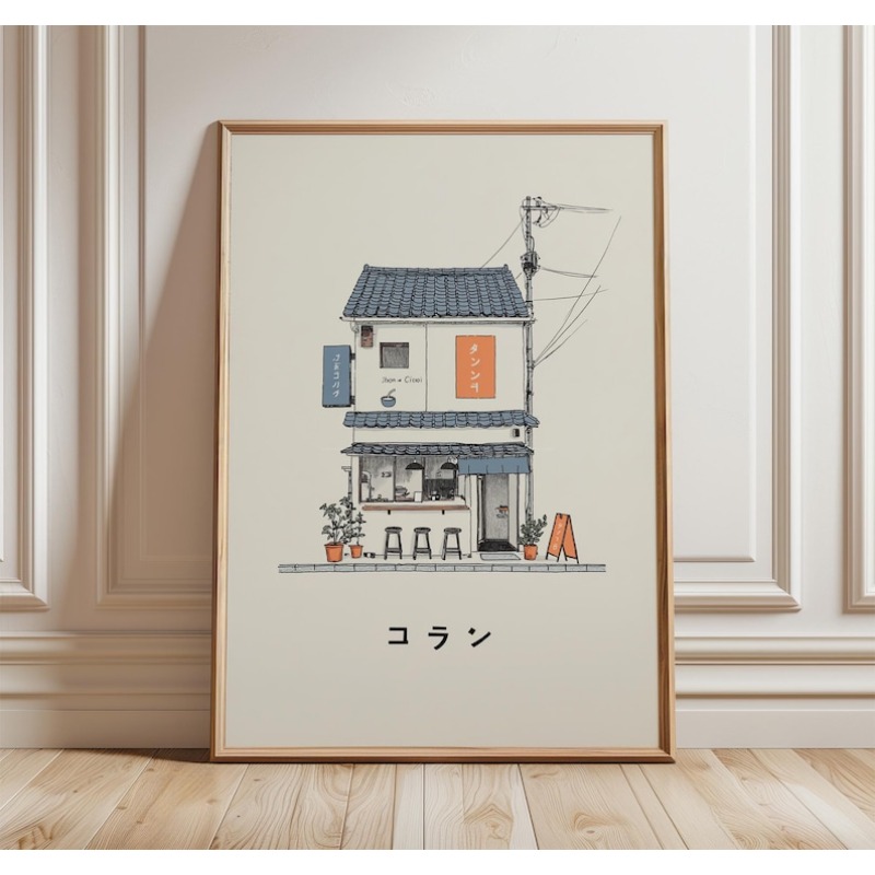 1枚の日本のラーメン屋のキャンバスウォールアートプリント、フ - Home Decor Design Interior のレビューと価格