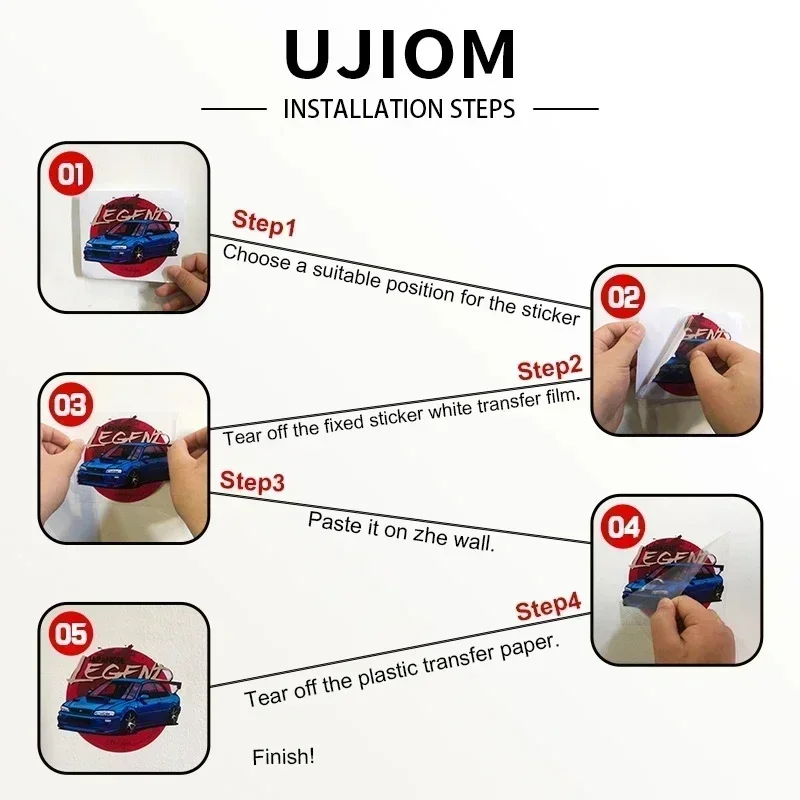 UJIOM ゴスガールアシドミナウォールステッカーアニメアイ - Home Decor Ai Free のレビューと価格