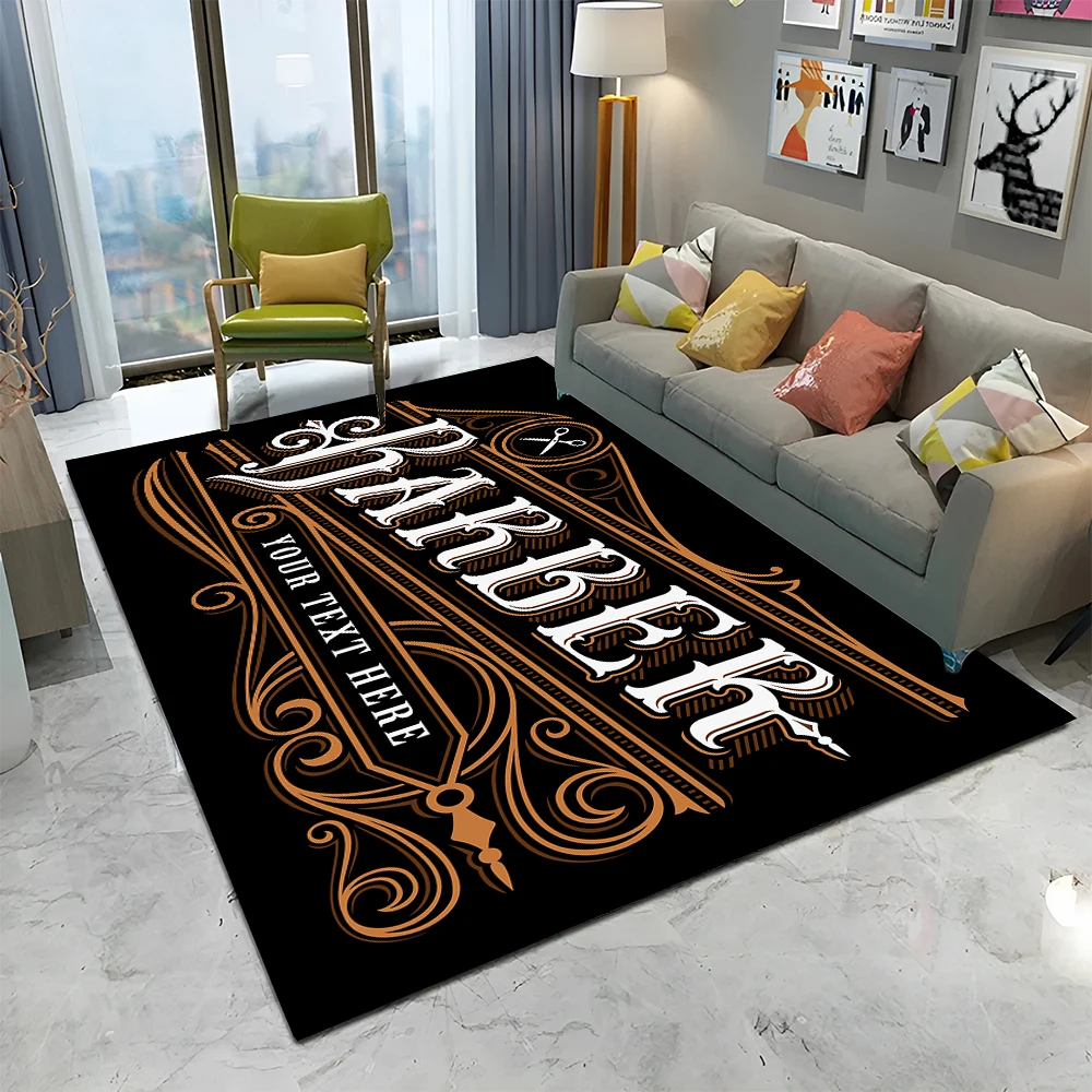 3D理髪店スカルヴィンテージサインHDカーペットラグ、ホーム - Home Decor Online Shopping のレビューと価格