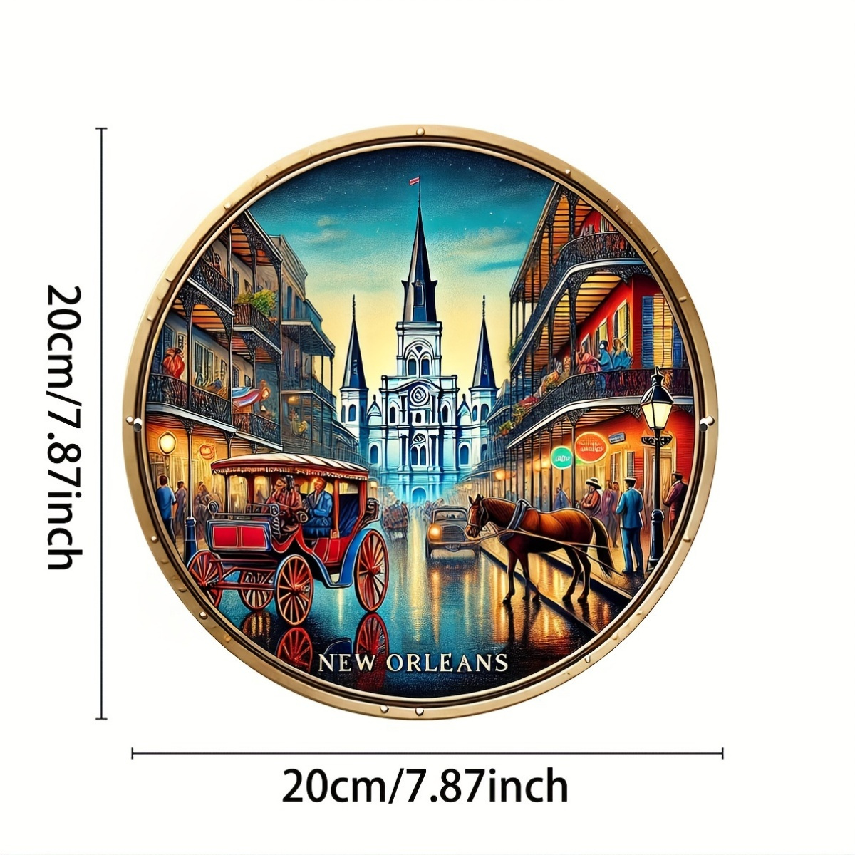 2Dメタルサイン ニューオーリンズ ヴィンテージ レトロ ス - Home Decor New Orleans のレビューと価格