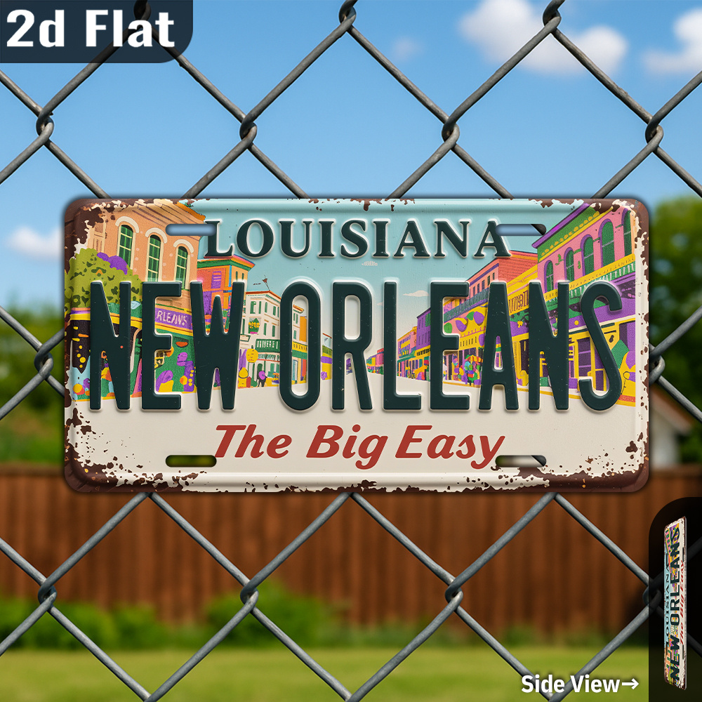 ヴィンテージニューオーリンズルイジアナメタルウォールアートサ - Home Decor New Orleans のレビューと価格