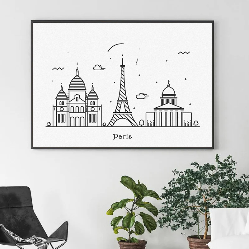 都市回線キャンバス印刷壁アート写真、リビングルーム、家の装飾 - Home Decor New Orleans のレビューと価格