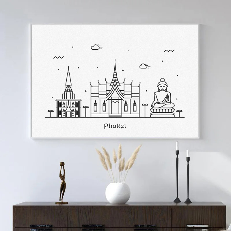 都市回線キャンバス印刷壁アート写真、リビングルーム、家の装飾 - Home Decor New Orleans のレビューと価格