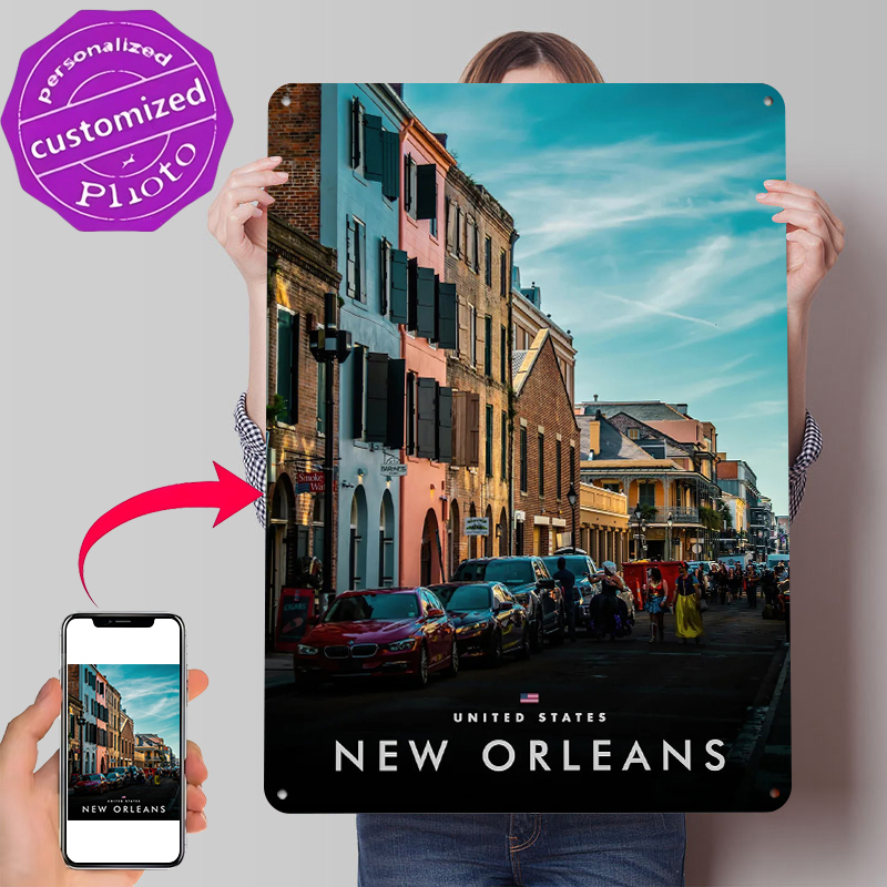ニューオーリンズの街並みプリントポスター、カスタマイズされた - Home Decor New Orleans のレビューと価格