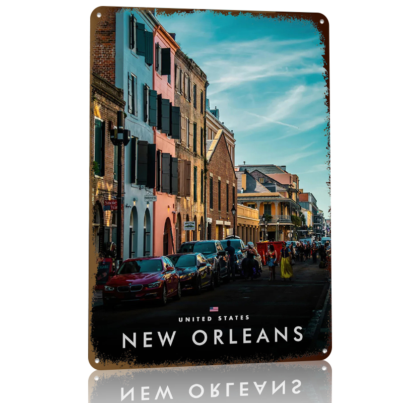 ニューオーリンズの街並みプリントポスター、カスタマイズされた - Home Decor New Orleans のレビューと価格