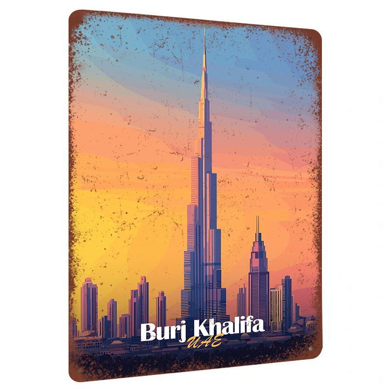 ブルジュ・ハリファ ドバイ UAE スカイライン メタルウォ - Home Decor Uae のレビューと価格