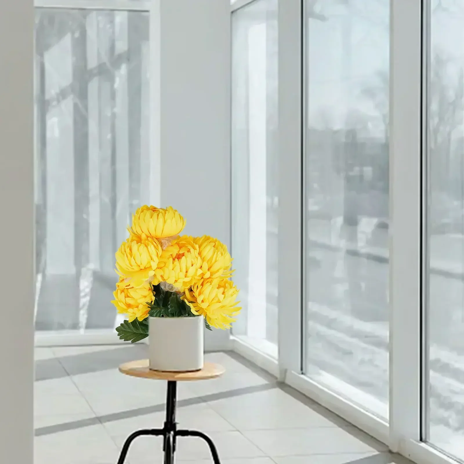 信頼できるつぼみノート人工植物菊犠牲の場所高品質画像をウェブ - Home Decor Website のレビューと価格