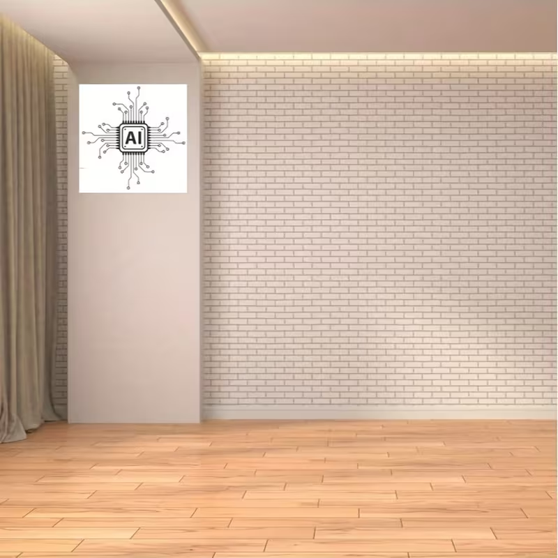 AIテクノロジー回路基板ビニールウォールデカール - 漫画風 - Home Decor Ai Free のレビューと価格