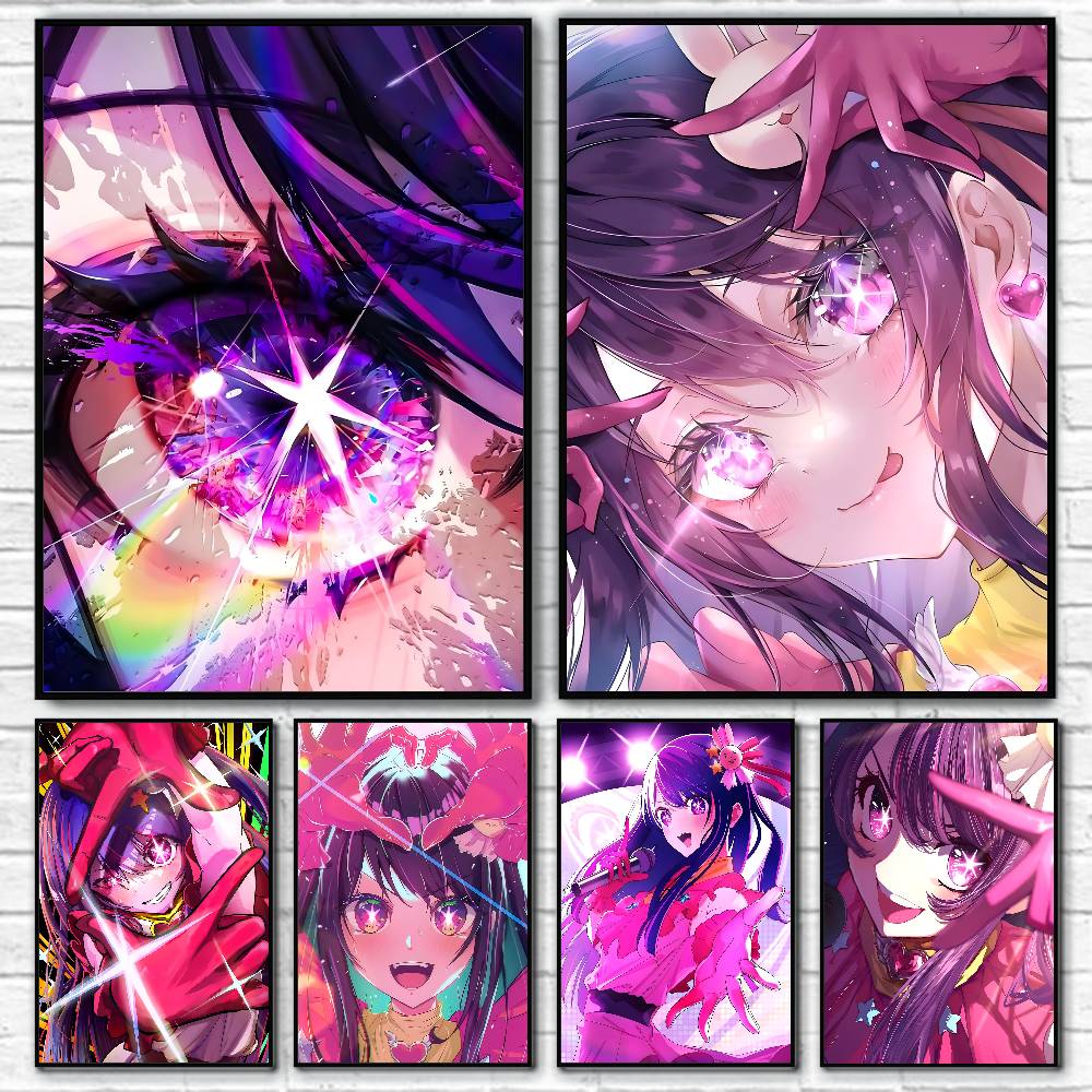 アニメキャラクター A-Ai H-Hoshino ポスター  - Home Decor Ai Free のレビューと価格