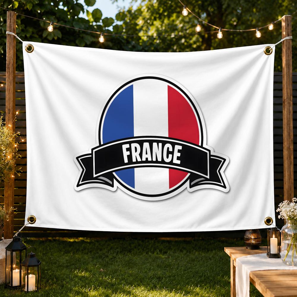 場所：フランス   国旗   家庭・庭の装飾バナー - 室内 - Home Decor Locations のレビューと価格