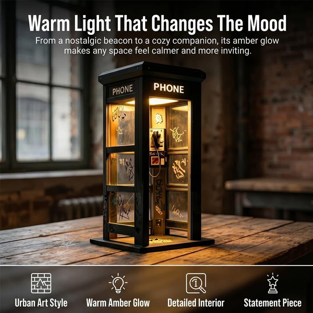 ヴィンテージロンドン電話ボックステーブルランプ レトロ電話ボ - Home Decor Retro のレビューと価格