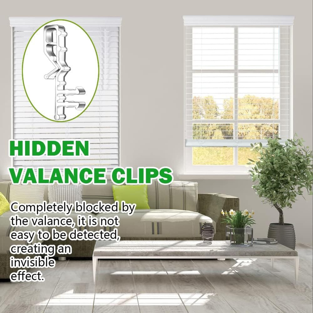 透明のカーテン留めクリップ18個入り。3種類のデザインで、ブ - Home Decor Window Blinds のレビューと価格