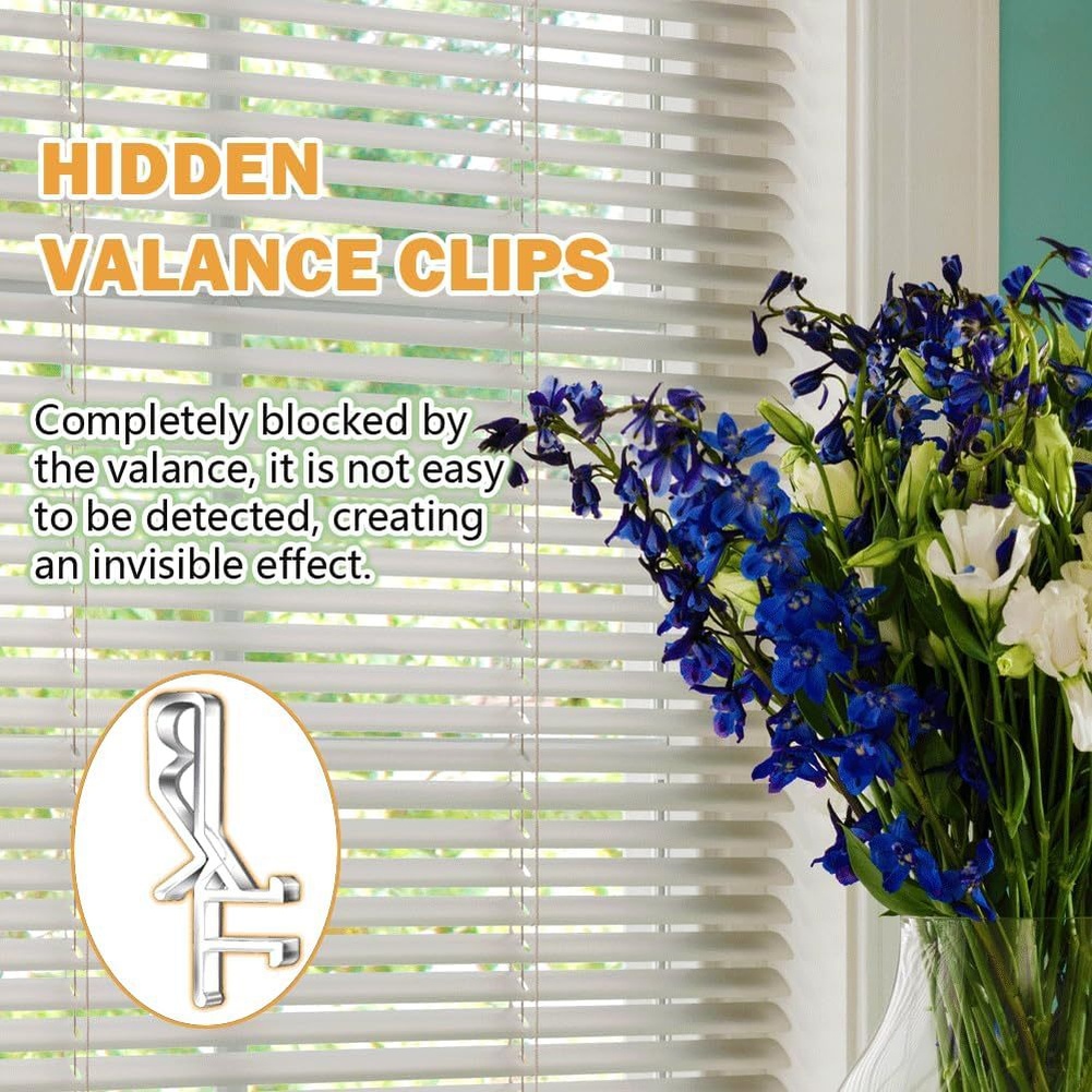 透明のカーテン留めクリップ18個入り。3種類のデザインで、ブ - Home Decor Window Blinds のレビューと価格