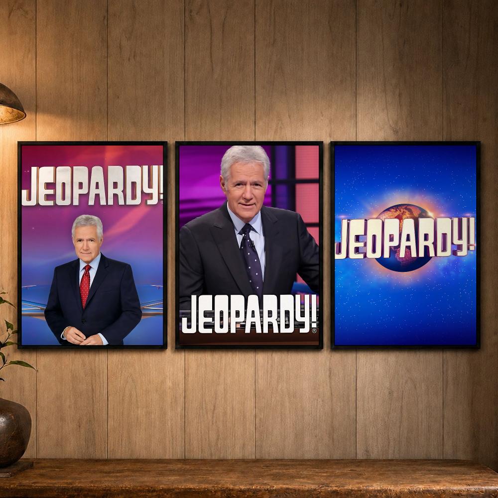 クラシッククイズゲーム「ジェパディ」ポスター 自己粘着アート - Home Decor Quiz Free のレビューと価格
