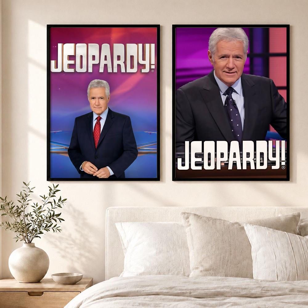 クラシッククイズゲーム「ジェパディ」ポスター 自己粘着アート - Home Decor Quiz Free のレビューと価格
