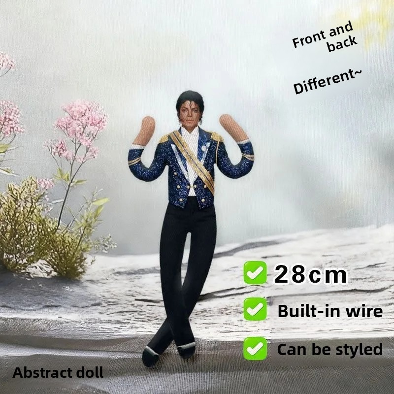 マイケル・ジャクソンぬいぐるみコスプレ小道具人形関節付きぬい - Home Decor Design Interior のレビューと価格