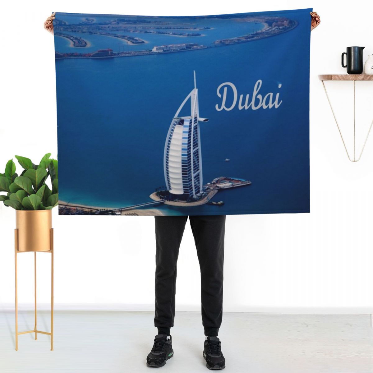 ドバイ、UAE、ブルジャルアラブ、ブランケット、装飾用、ソフ - Home Decor Uae のレビューと価格